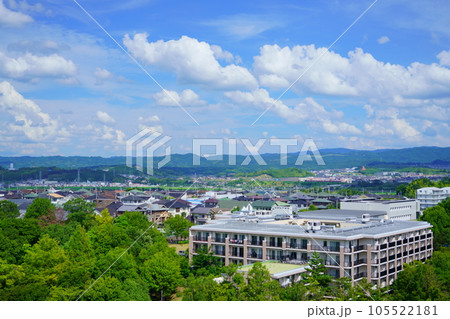 近鉄高の原からの風景・若草山方面 105522181