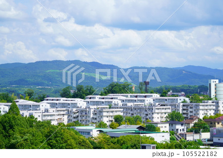 近鉄高の原からの風景・若草山方面 近鉄高の原からの風景・若草山方面 105522182