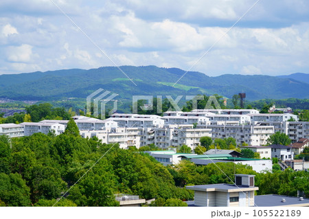 近鉄高の原からの風景・若草山方面 105522189