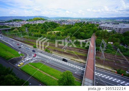 近鉄高の原からの風景・木津方面 105522214