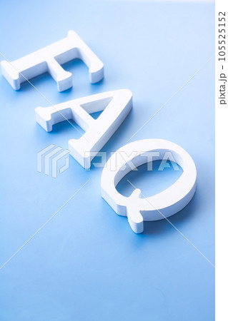 白い文字のFAQ 105525152