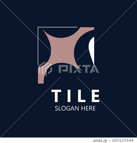 Elegant Tile Flooring Logo Design business Template 105525544