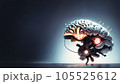 未来を感じさせるAIの脳 105525612