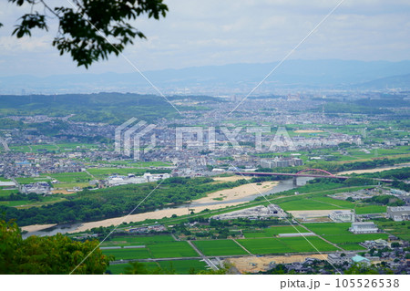 万灯呂山展望台から見た京都・枚方方面 105526538