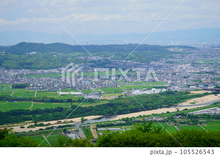万灯呂山展望台から見た京都・枚方方面 万灯呂山展望台から見た京都・枚方方面 105526543