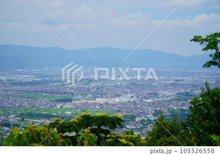 万灯呂山展望台から見た城陽方面 105526558