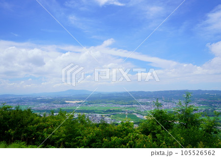 万灯呂山展望台から見た生駒山方面 105526562