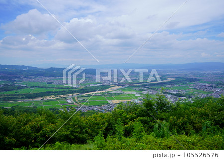 万灯呂山展望台から見た京都・枚方方面 万灯呂山展望台から見た京都・枚方方面 105526576
