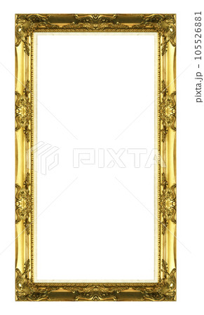 Old antique gold picture frame Old antique gold picture frame 105526881