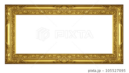 Gold Old picture frame Gold Old picture frame 105527095