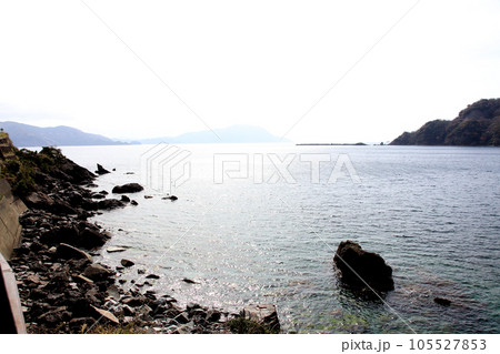 若狭　小川漁港　若狭小川　海釣り公園三方　福井県若狭町　常神三方線　若狭小川町　若狭湾　日本海　 105527853