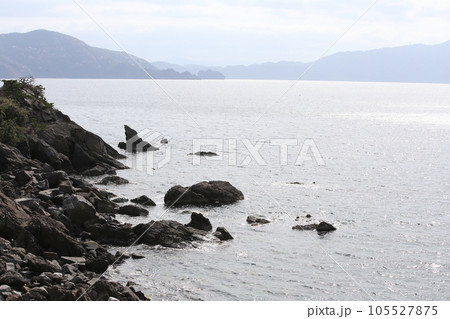 若狭　小川漁港　若狭小川　海釣り公園三方　福井県若狭町　常神三方線　若狭小川町　若狭湾　日本海　 105527875