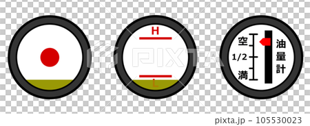 用於檢查油量和液量的油位計插圖 用於檢查油量和液量的油位計插圖 105530023