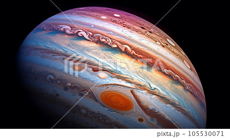 木星イメージ,Generative AI AI画像 105530071
