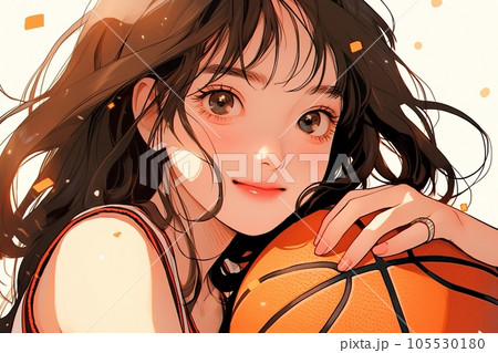 バスケットボール女子,Generative AI AI画像 バスケットボール女子,Generative AI AI画像 105530180