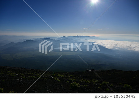 快晴の富士登山 105530445