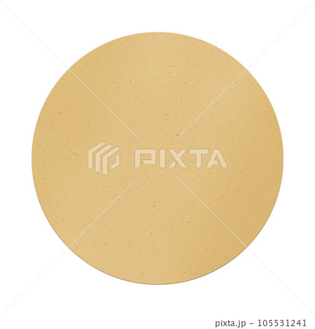 Brown cardboard beer stand mockup. Empty beer sample isolated from background 105531241