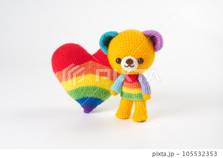 動物のあみぐるみ　LGBTQイメージ 105532353