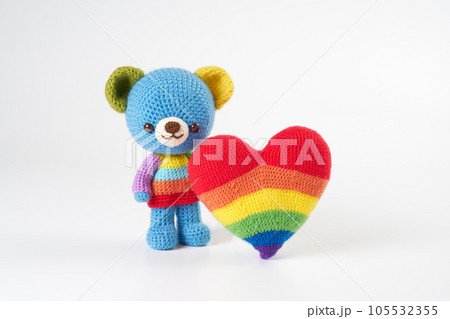 動物のあみぐるみ　LGBTQイメージ 105532355