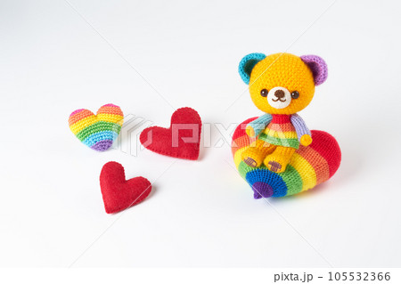 動物のあみぐるみ　LGBTQイメージ 105532366