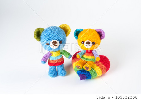 動物のあみぐるみ　LGBTQイメージ 105532368