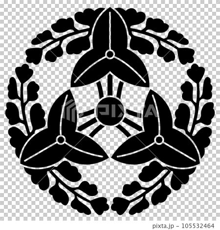 It's a family crest. It is called Mitsuzawa no Maru. It's a family crest. It is called Mitsuzawa no Maru. 105532464
