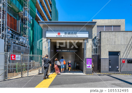 横浜市の都市風景 新綱島駅 横浜市の都市風景 新綱島駅 105532495