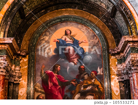 Basilica of Santa Maria del Popolo, Rome, Italy Basilica of Santa Maria del Popolo, Rome, Italy 105533271