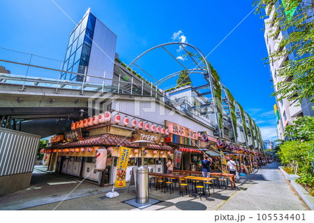 日本の東京都市景観 8月・猛烈な暑さ続く…渋谷駅前の宮下公園・渋谷横丁などを望む、感染爆発はない… 日本の東京都市景観 8月・猛烈な暑さ続く…渋谷駅前の宮下公園・渋谷横丁などを望む、感染爆発はない… 105534401