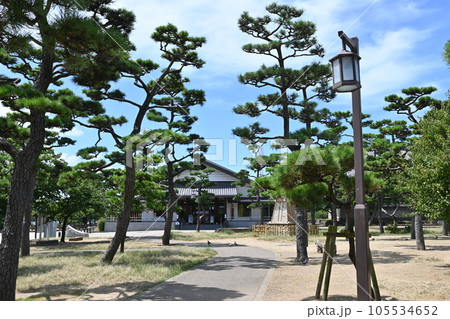 岸和田城の観光交流センターと松林 105534652