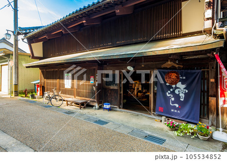 福井県　南越前町　今庄宿の町並み 105534852