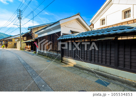 福井県　南越前町　今庄宿の町並み 105534853