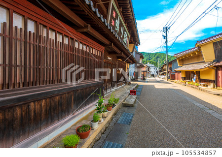 福井県 南越前町 今庄宿の町並み 福井県 南越前町 今庄宿の町並み 105534857