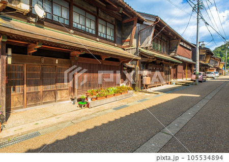 福井県 南越前町 今庄宿の町並み 福井県 南越前町 今庄宿の町並み 105534894