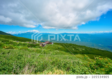 御嶽山 女人堂の少し上からの景色 105534905