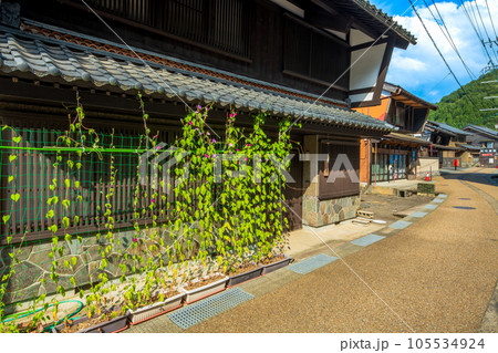 福井県　南越前町　今庄宿の町並み 105534924