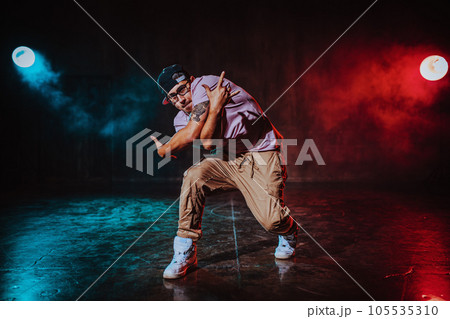 Man break dancing Man break dancing 105535310