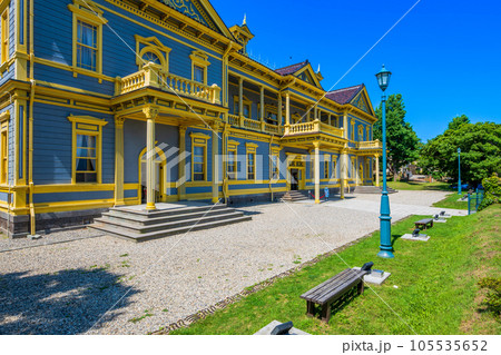 北海道　函館　元町の町並み 105535652