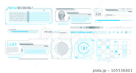 HUD interface design for decoding big data. 105536801
