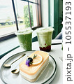 close up of cake with fruit 105537193