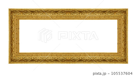 golden photo frame 105537604