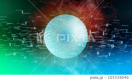 サイバーなCG素材 105538040