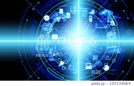 サイバーな素材 サイバーな素材 105538064