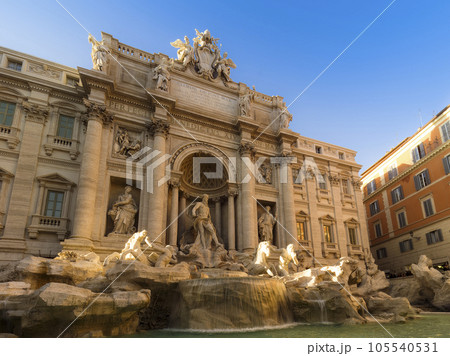 イタリア・ローマ トレビの泉 / Trevi fountain, Rome 105540531