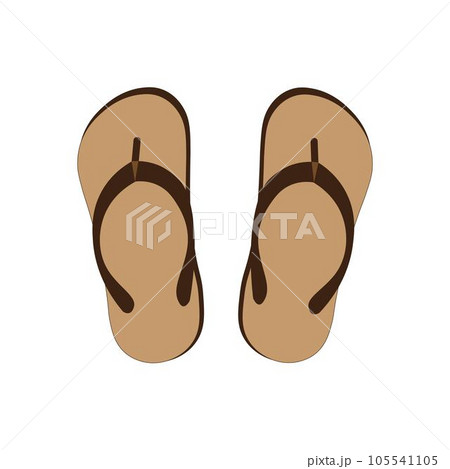Flip flop and slippers stock vector. Illustration of slipper - 151257692