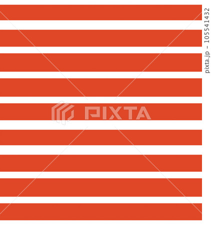 OLGA (1979) "irregular stripes" textile seamless pattern. Late 1970s fashion style, fabric print (vivid red and white stripes). OLGA (1979) "irregular stripes" textile seamless pattern. Late 1970s fashion style, fabric print (vivid red and white stripes). 105541432
