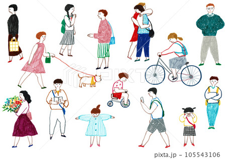 ライフスタイル 女性と男性のセット ライフスタイル 女性と男性のセット 105543106