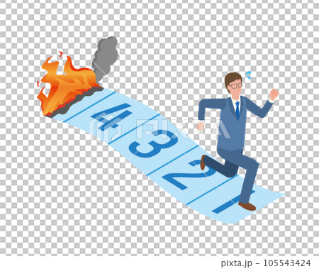 一個因截止日期而變得不耐煩的人 105543424