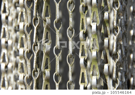 Closeup of a Metal Chain 105546164