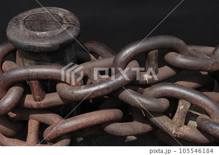 Closeup of a Metal Chain Closeup of a Metal Chain 105546184